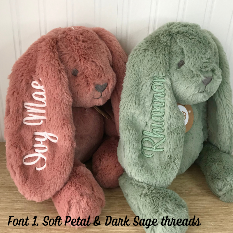 Personalised Beau Bunny - Sage