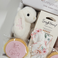 Personalised Baby Gift Hamper - Twin Girls