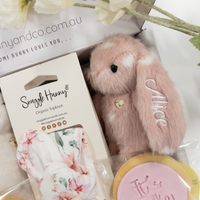 Personalised Baby Gift Hamper - Twin Girls