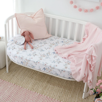 Snuggle Hunny Personalised Ruffle Knit Baby Blanket - Blush Pink