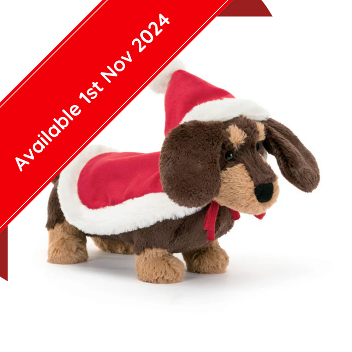 Jellycat Winter Warmer Otto Sausage Dog (AVAILABLE 1 NOV 24)