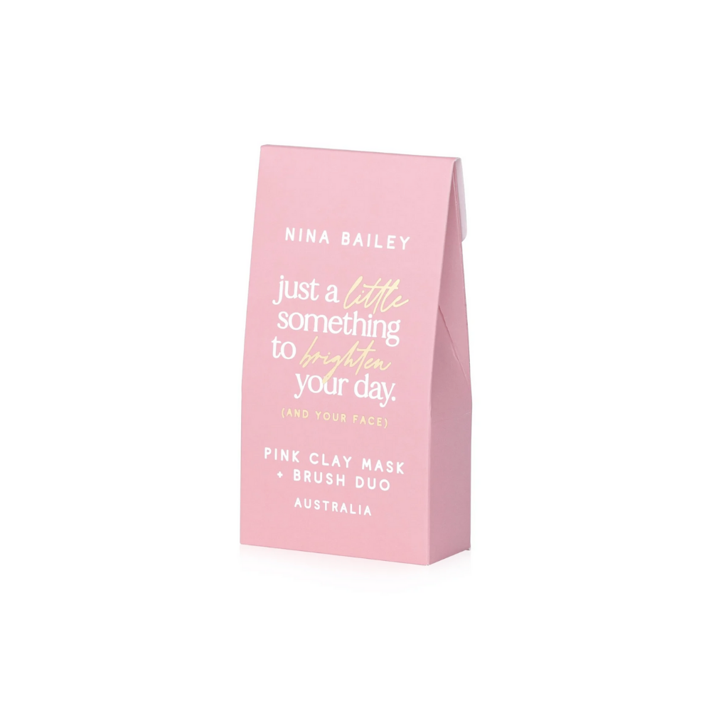 Nina Bailey | Pink Clay Mask & Brush Duo