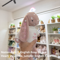 Personalised Snuggle Bunnies - Little Love 30cm