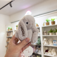 Personalised Bunny & Blanket Baby Hamper - Beige Forest