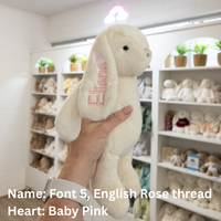 Personalised Snuggle Bunnies - Sunshine 30cm