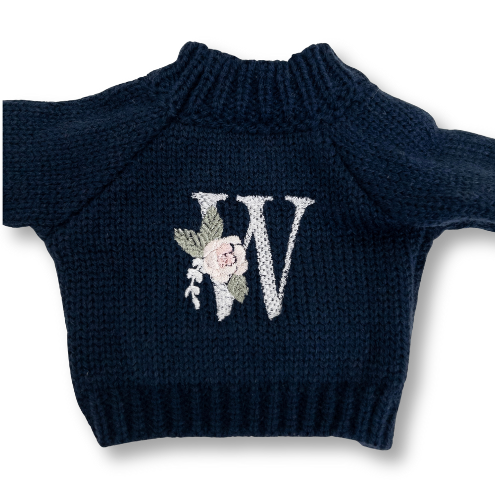 Personalised Bunny Jumper - Navy (MEDIUM)