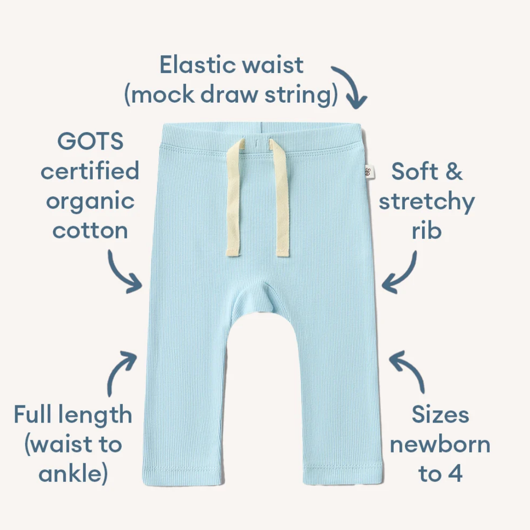 Snuggle Hunny Organic Pants | Baby Blue