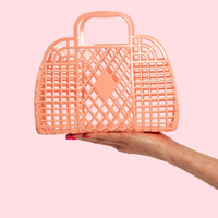 Sun Jellies Small Retro Basket - Peach