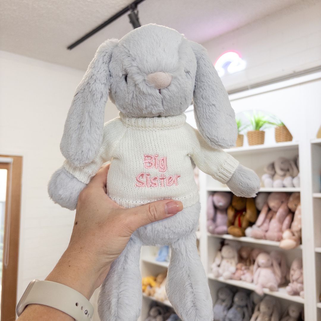 Big Sister Bunny & Jumper - Moonbeam 30cm