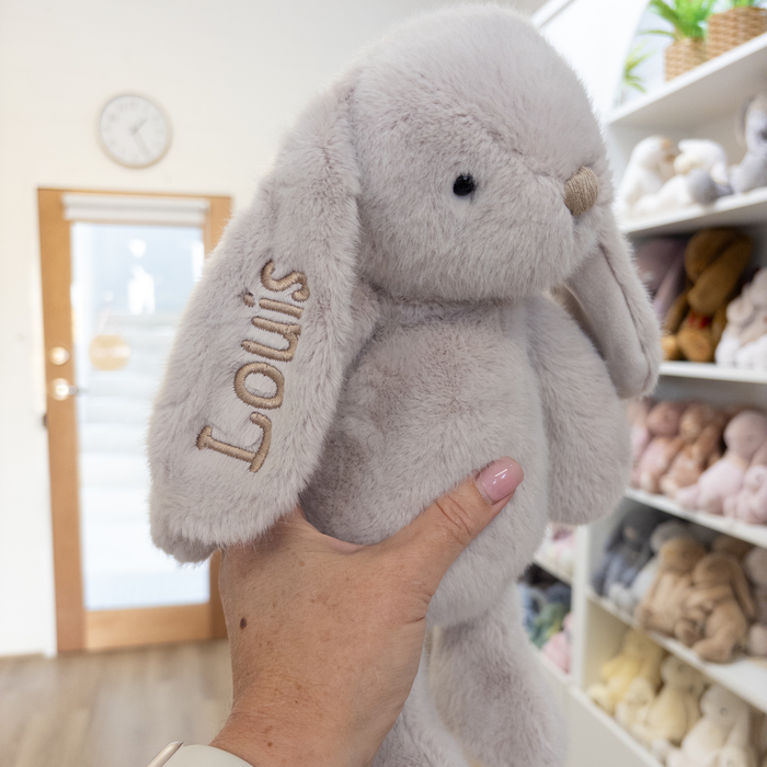 Pre-Stitched "Louis" Bunny - Beige Snuggle Bunnies