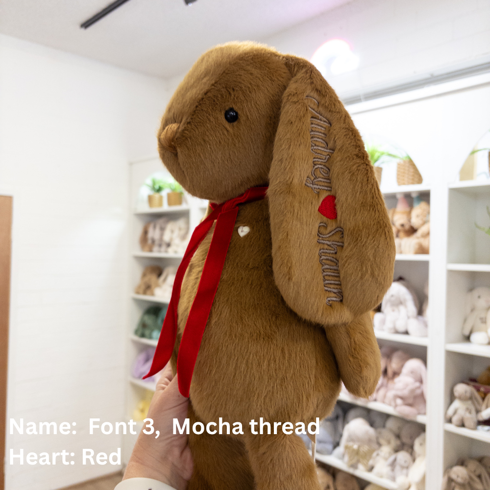 NEW Personalised Snuggle Bunnies - Toffee 45cm