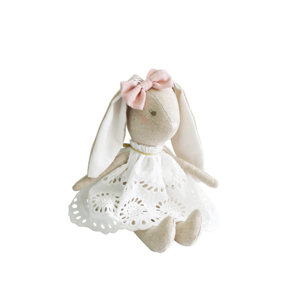 Personalised Alimrose Baby Broderie Bunny