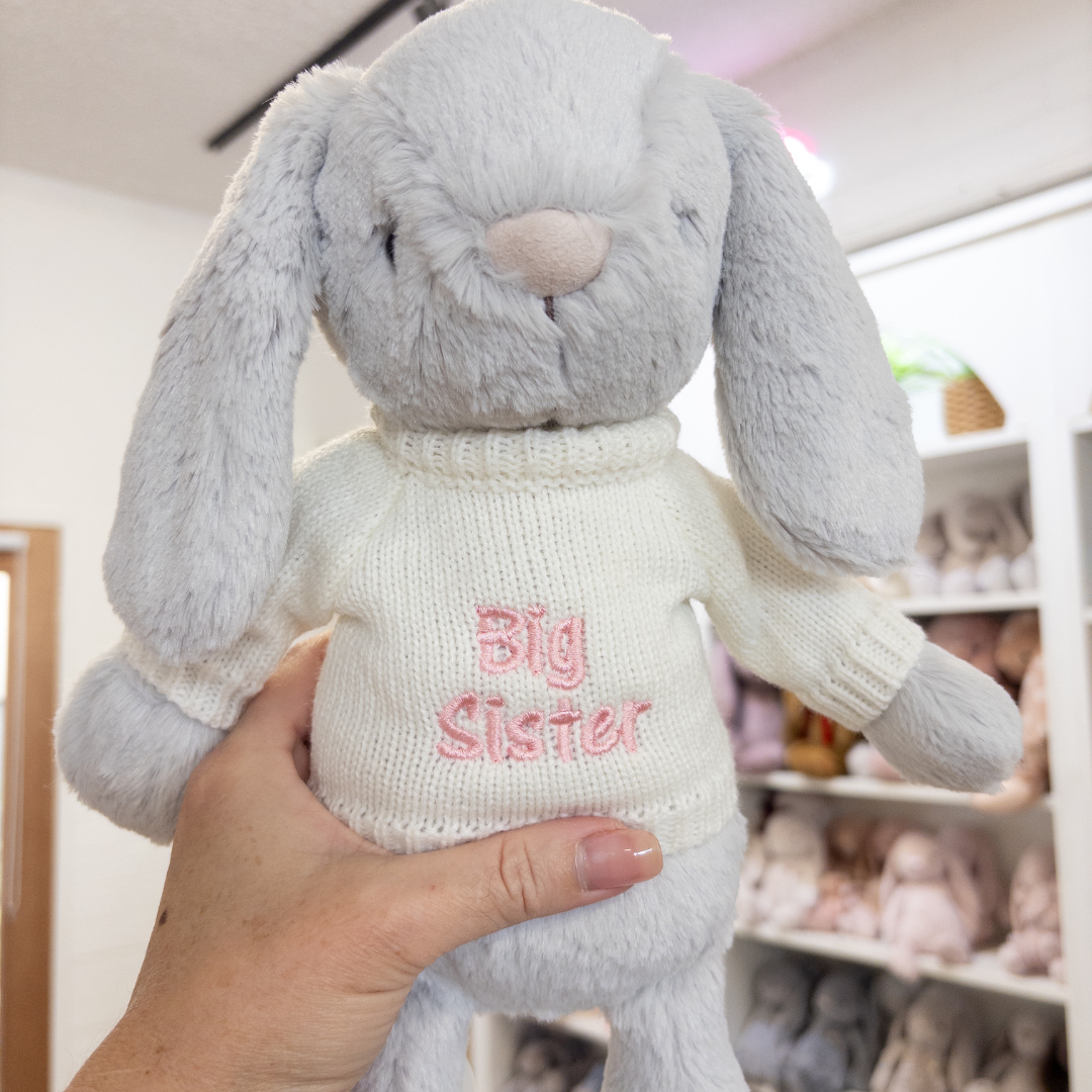 Big Sister Bunny & Jumper - Moonbeam 30cm
