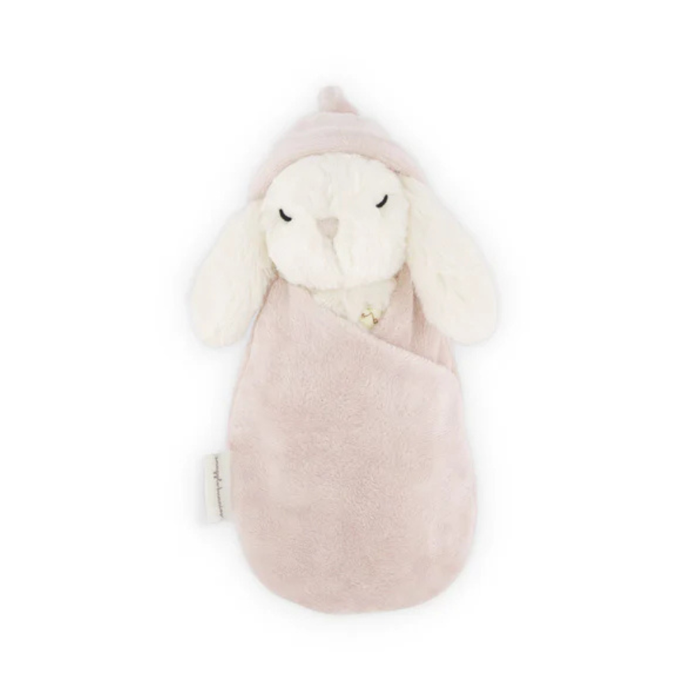 Personalised Jamie Kay Snuggle Bunnies - Sleeping Penelope - Blush