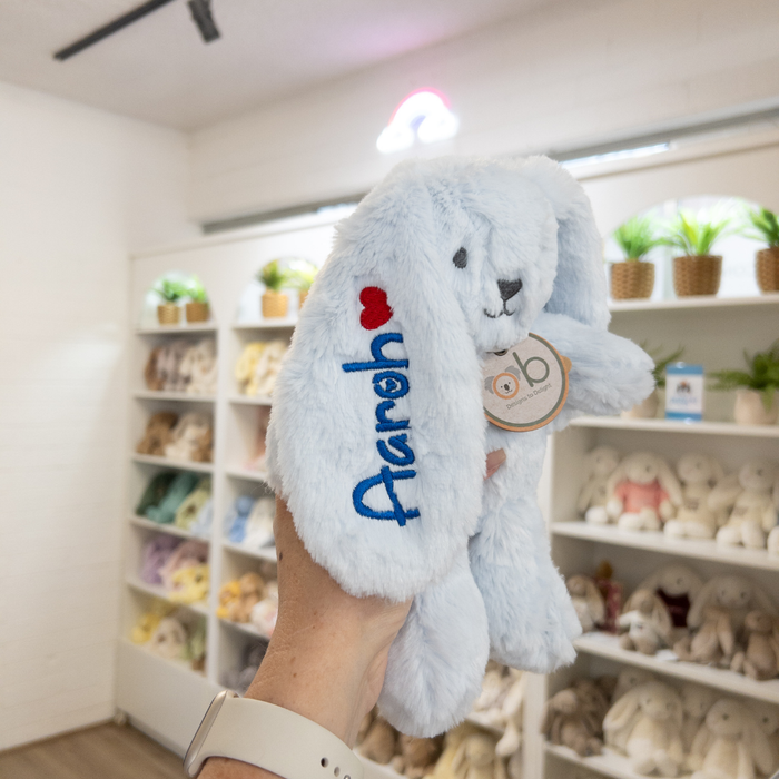 Personalised Baxter Bunny - Powder Blue