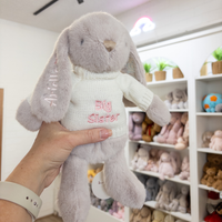 Big Sister Bunny & Jumper - Beige OS 30cm