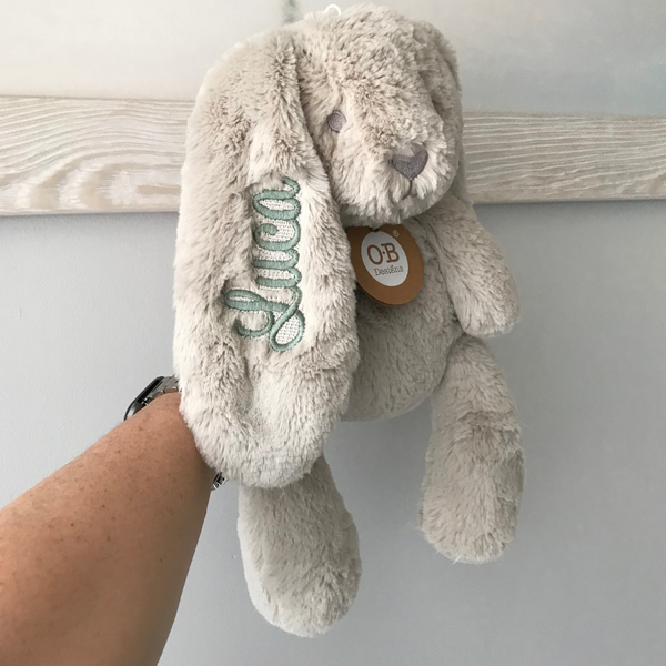 Personalised Ziggy Bunny - Oatmeal