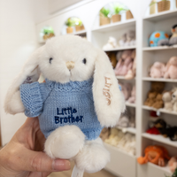 Little Brother Bunny & Jumper - Marshmallow 15cm