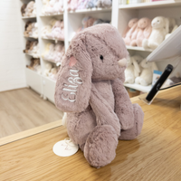 Personalised Jamie Kay Snuggle Bunnies - Penelope the Bunny 30cm Blossom