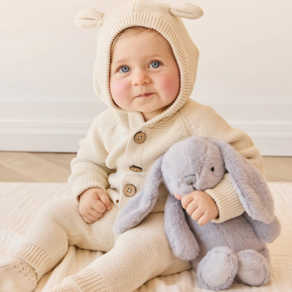 Personalised Snuggle Bunnies -  Silver Grey 30cm