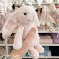 Personalised Jellycat Bunny - Blush (SMALL)