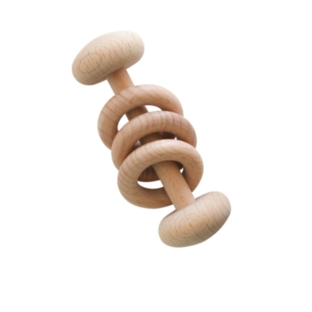 Alimrose | Teether Rattle Stick Natural