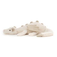 Jellycat Medium Snow Dragon - 50cm