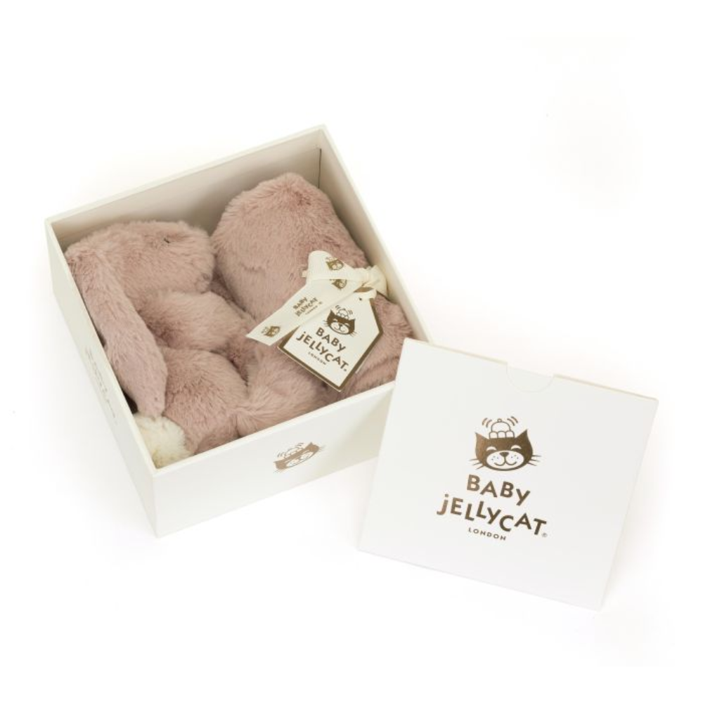 Personalised Jellycat Bunny Soother - Luxe Rosa