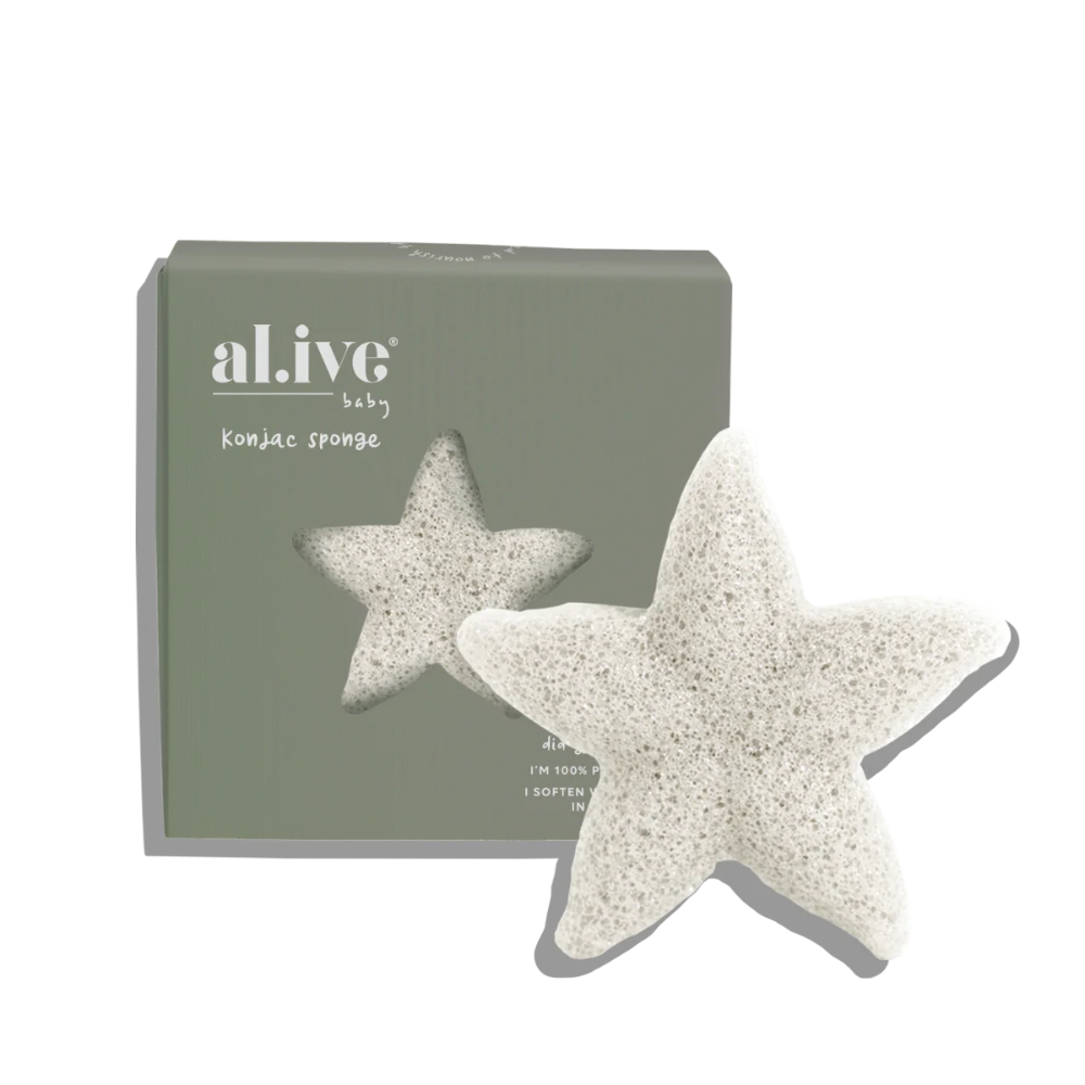 Al.ive | Baby Konjac sponge white