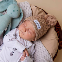 Snuggle Hunny Organic Knit Beanie | Hazelnut