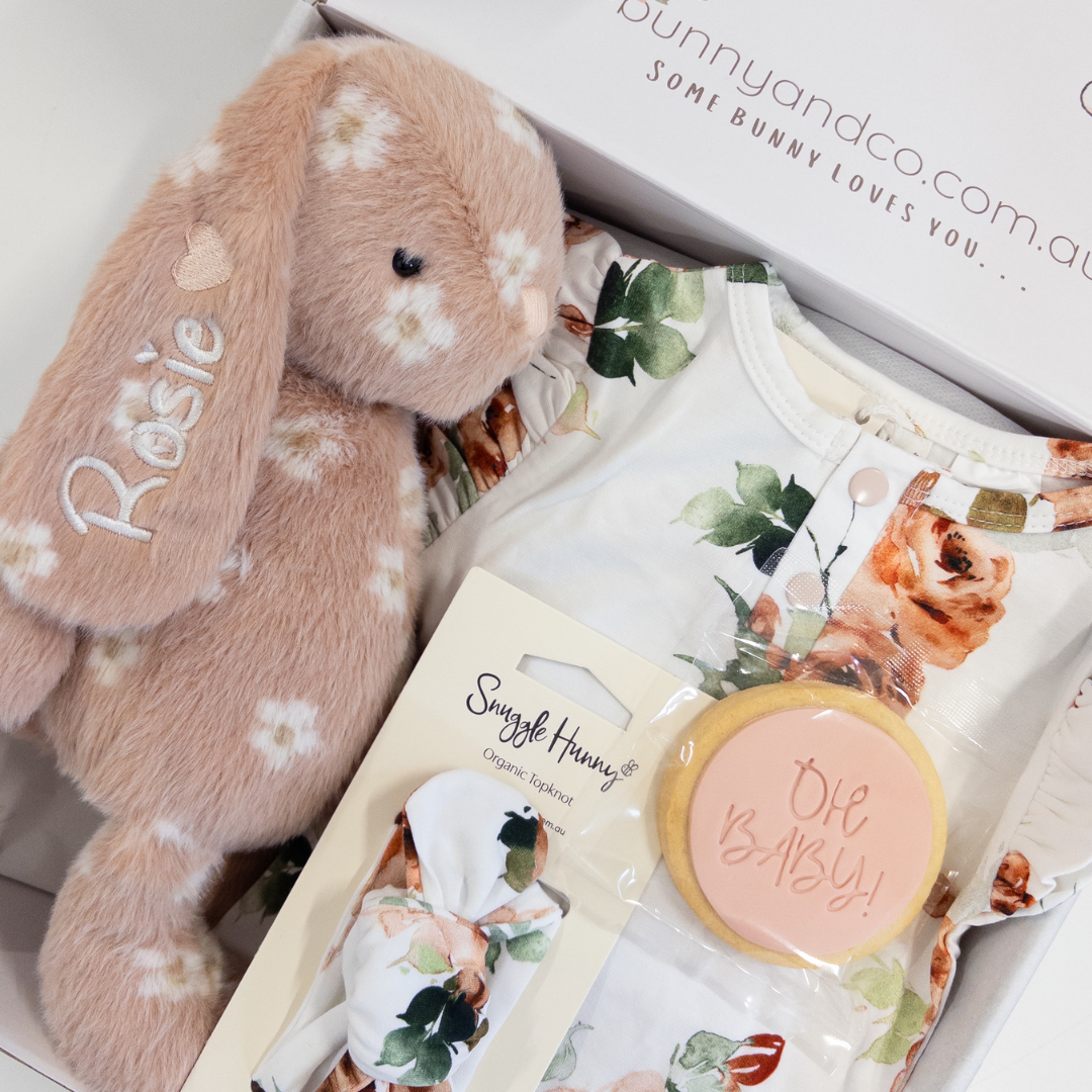 Personalised Welcome Baby Snuggle Box - Rosie