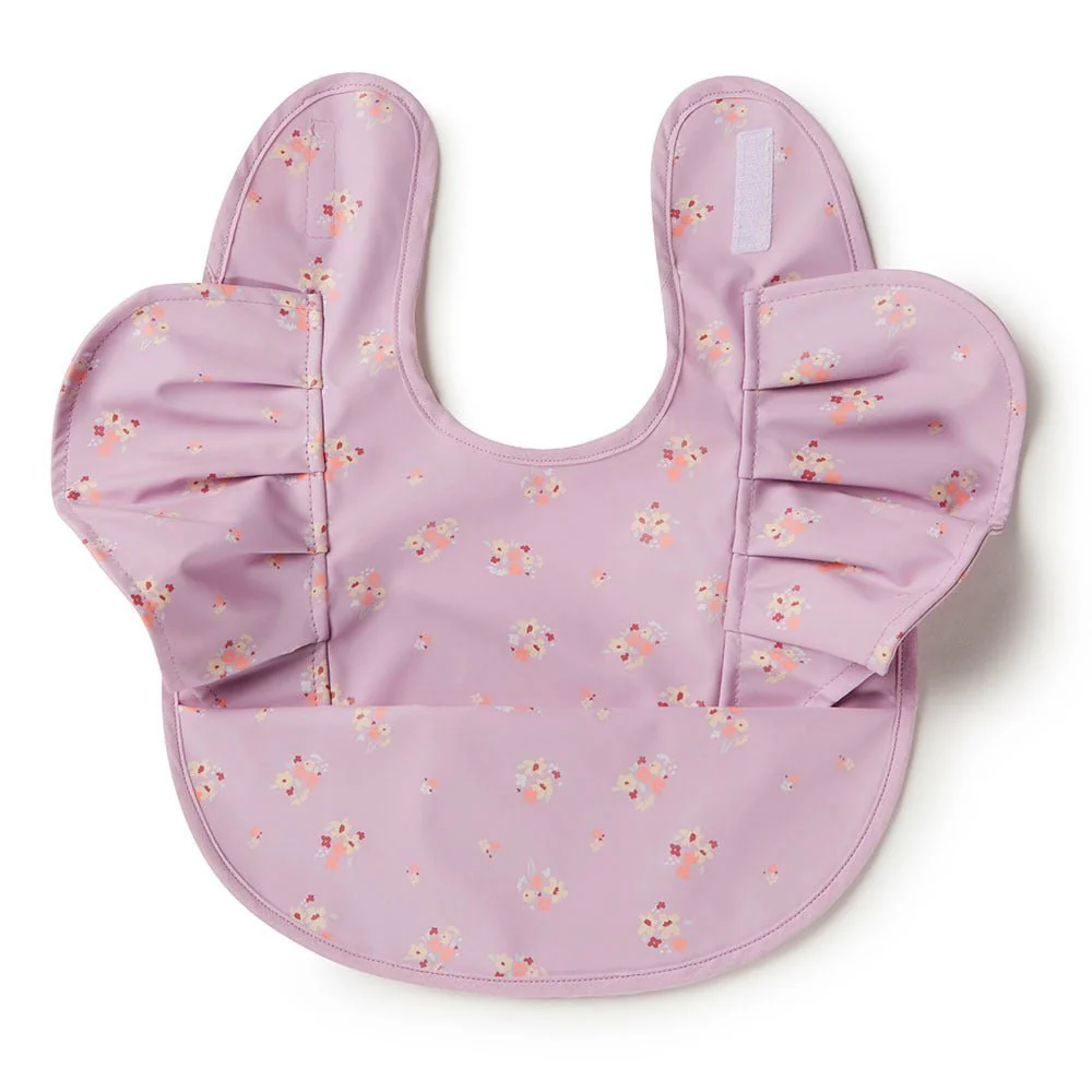 Snuggle Hunny Bib | Lilac Bloom Frill