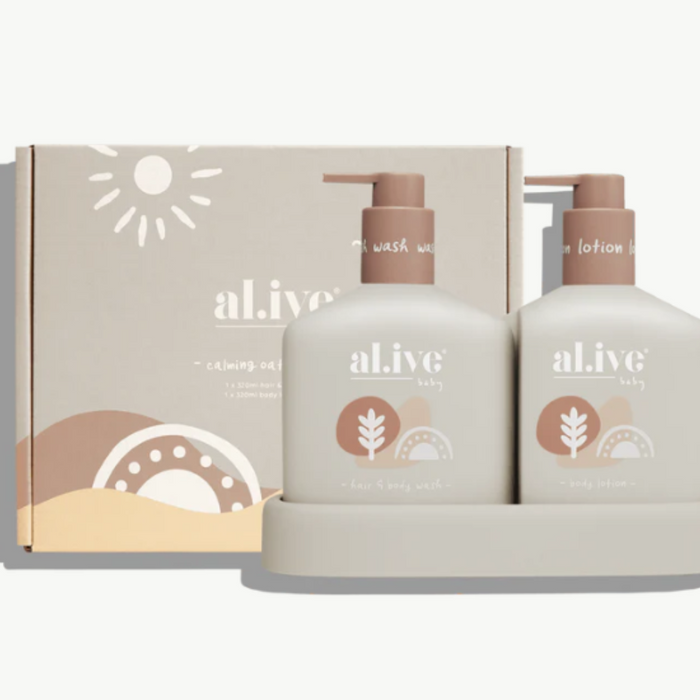 Al.ive | Baby Hair & Body Duo 320ml- Calming Oatmeal