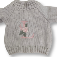 Personalised Bunny Jumper - Grey (MEDIUM)