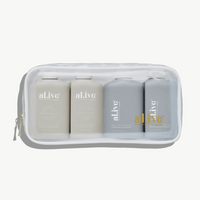 Al.ive | Hair and body travel pack of 4