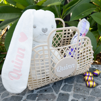 Personalised Easter Bunny & Jelly Tote Basket