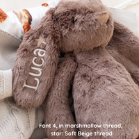 Personalised Snuggle Bunnies - Spice 30cm