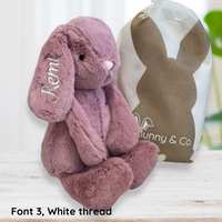 Personalised Jamie Kay Snuggle Bunnies - Penelope the Bunny 30cm Lilium