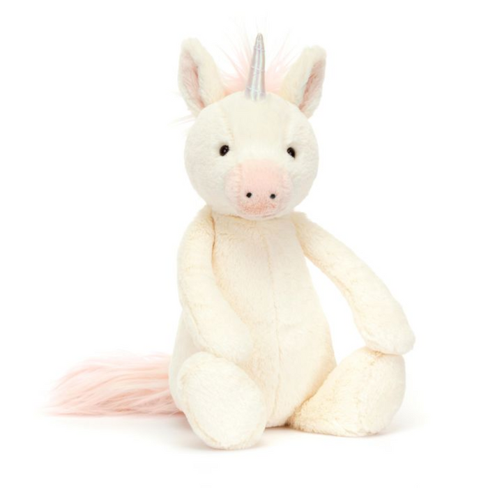 Jellycat Bashful Unicorn Original Cream (Med)