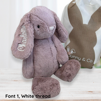 Personalised Jamie Kay Snuggle Bunnies - Penelope the Bunny 30cm Blossom