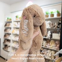 Personalised Snuggle Bunnies - Caramel 30cm