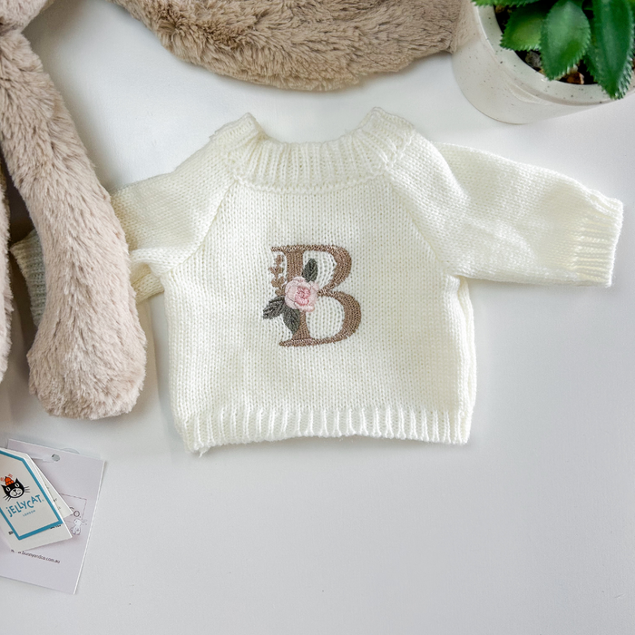 Personalised Jellycat Bunny Jumpers - Cream (LARGE)