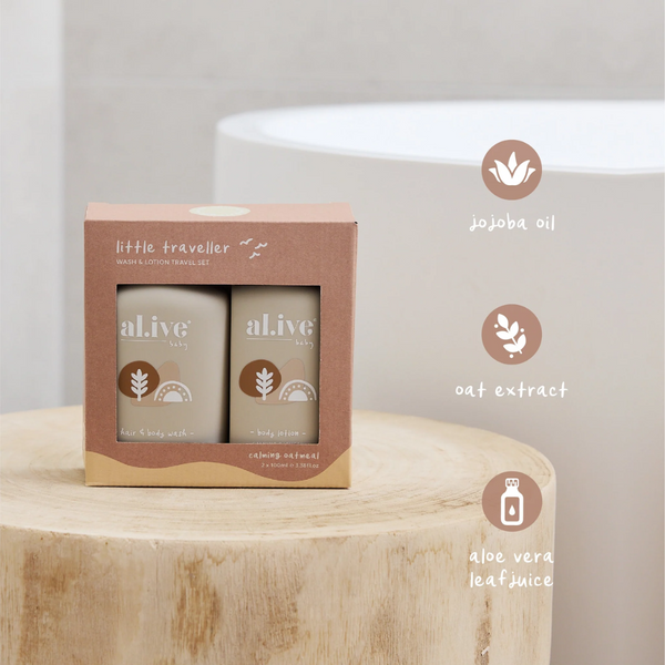 Al.ive | Baby Hair & Body Duo 100ml- Calming Oatmeal