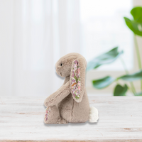 Personalised Jellycat Blossom Beige Bunny - Petal (SMALL)