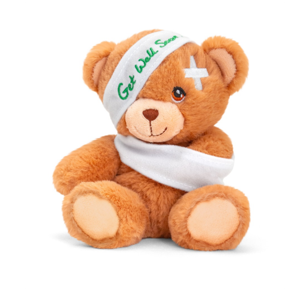 Keel Eco Get Well Soon Bear 15cm Bunny Co