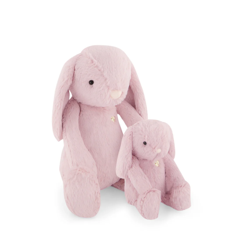 Personalised Jamie Kay Snuggle Bunnies - Penelope the Bunny - Powder Pink 20cm