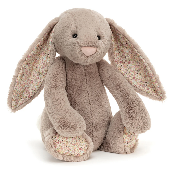 Personalised Jellycat Bunny - Bea Beige Blossom (HUGE)