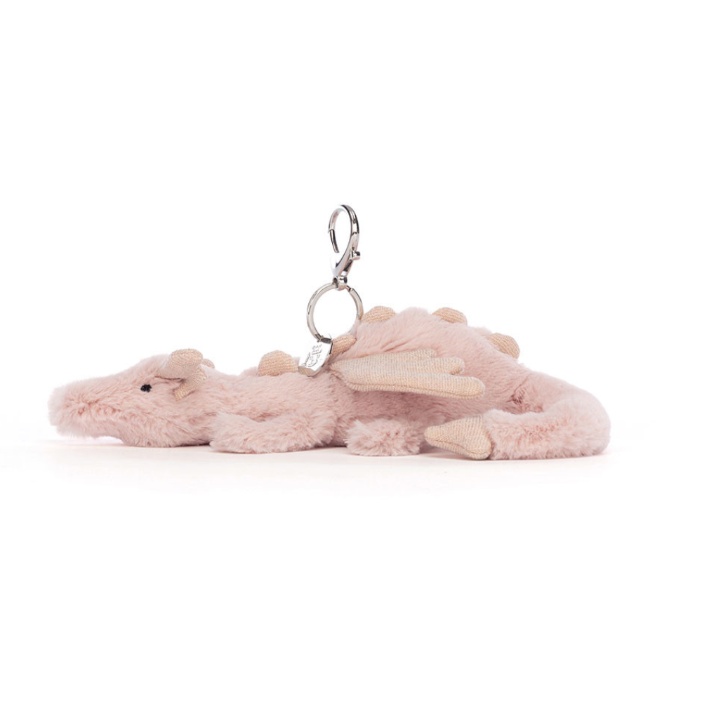 Jellycat Bag Charm - Rose Dragon