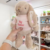 Big Sister Bunny & Jumper - Caramel 30cm