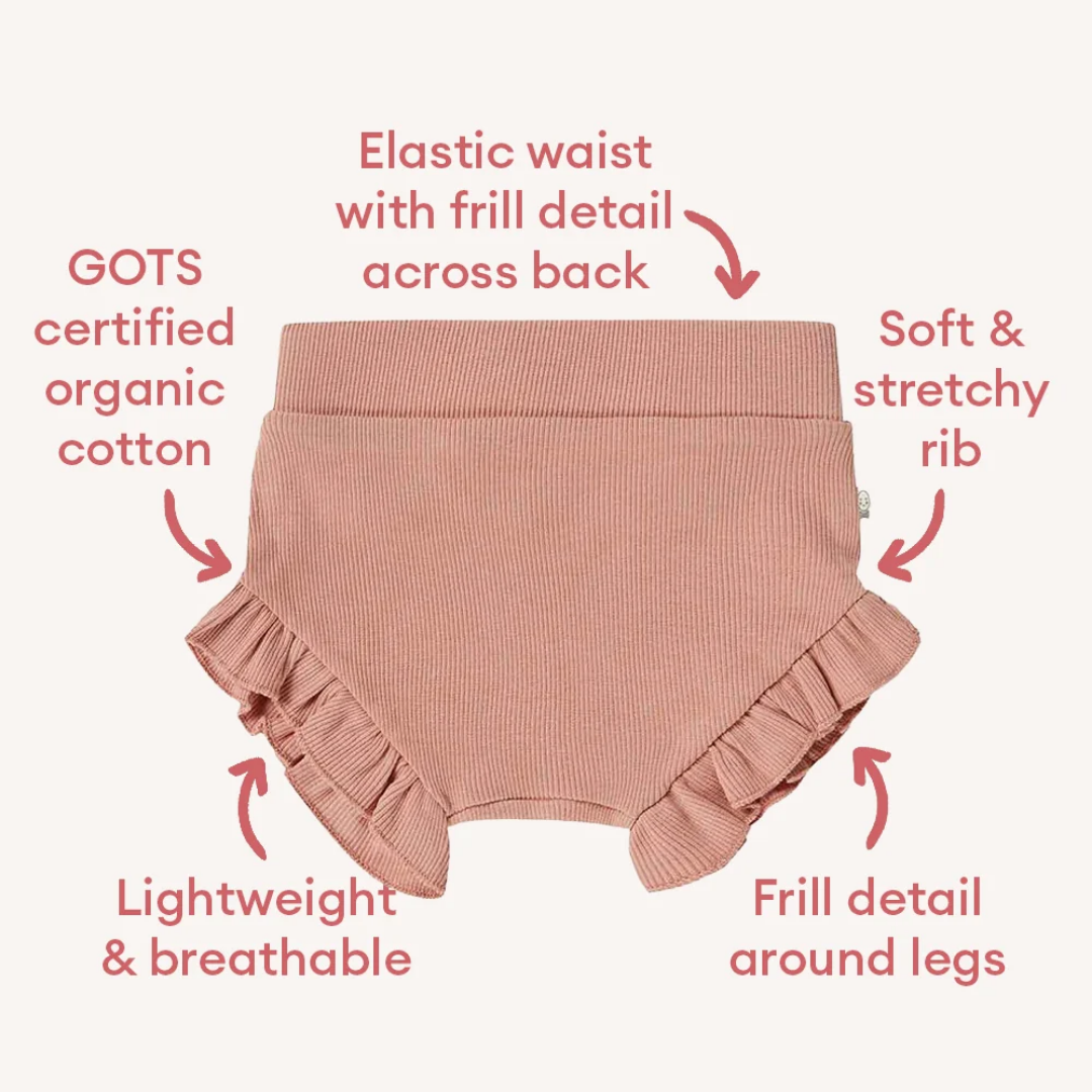 Snuggle Hunny Organic Bloomers | Rose